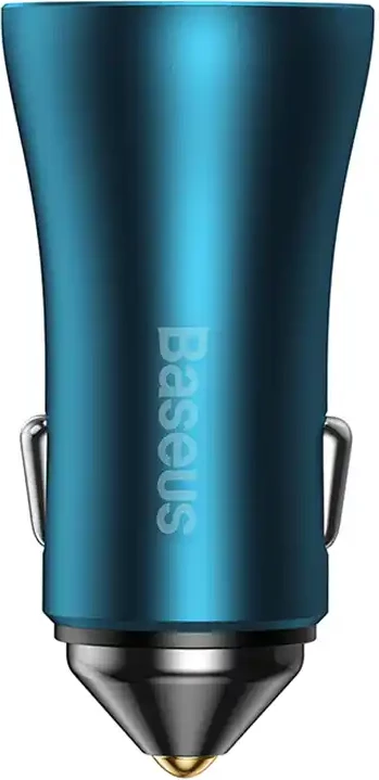 Karikues veture Baseus Golden Contactor Pro, 2x USB-C, 40W, kaltër