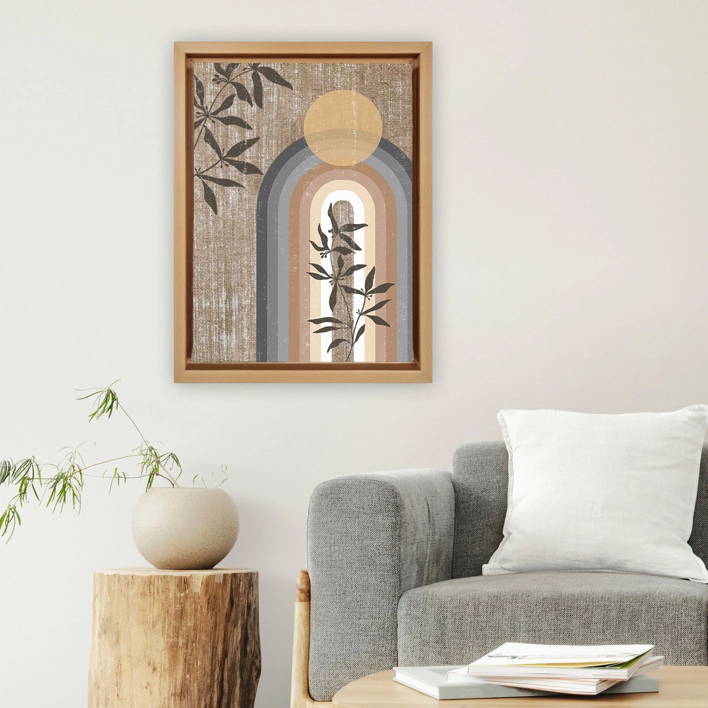 Pikturë dekorative në kanavacë, shumëngjyrëshe, Wallity LNJ71804047913, 66x96cm