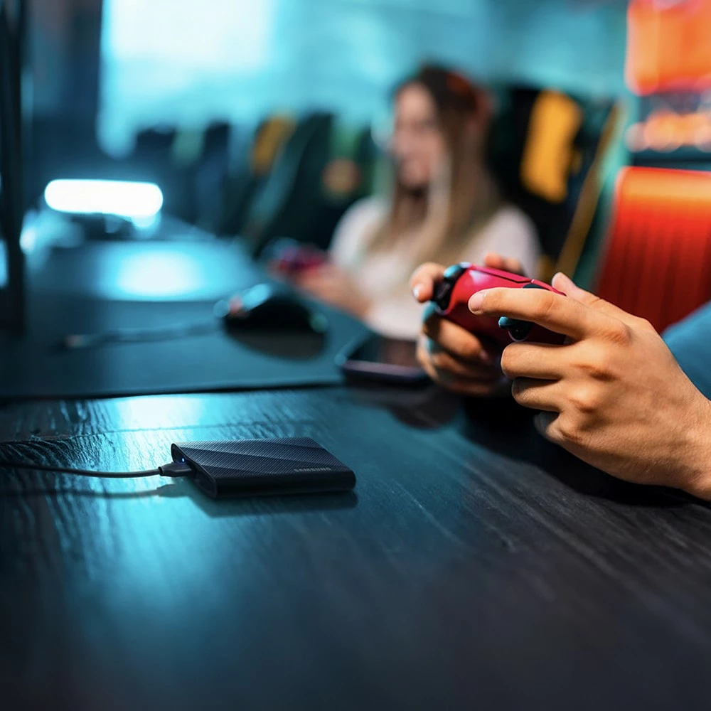 SSD Samsung MU-PG1T0B, 1 TB, USB Type-C, 2000 MB/s, e zezë