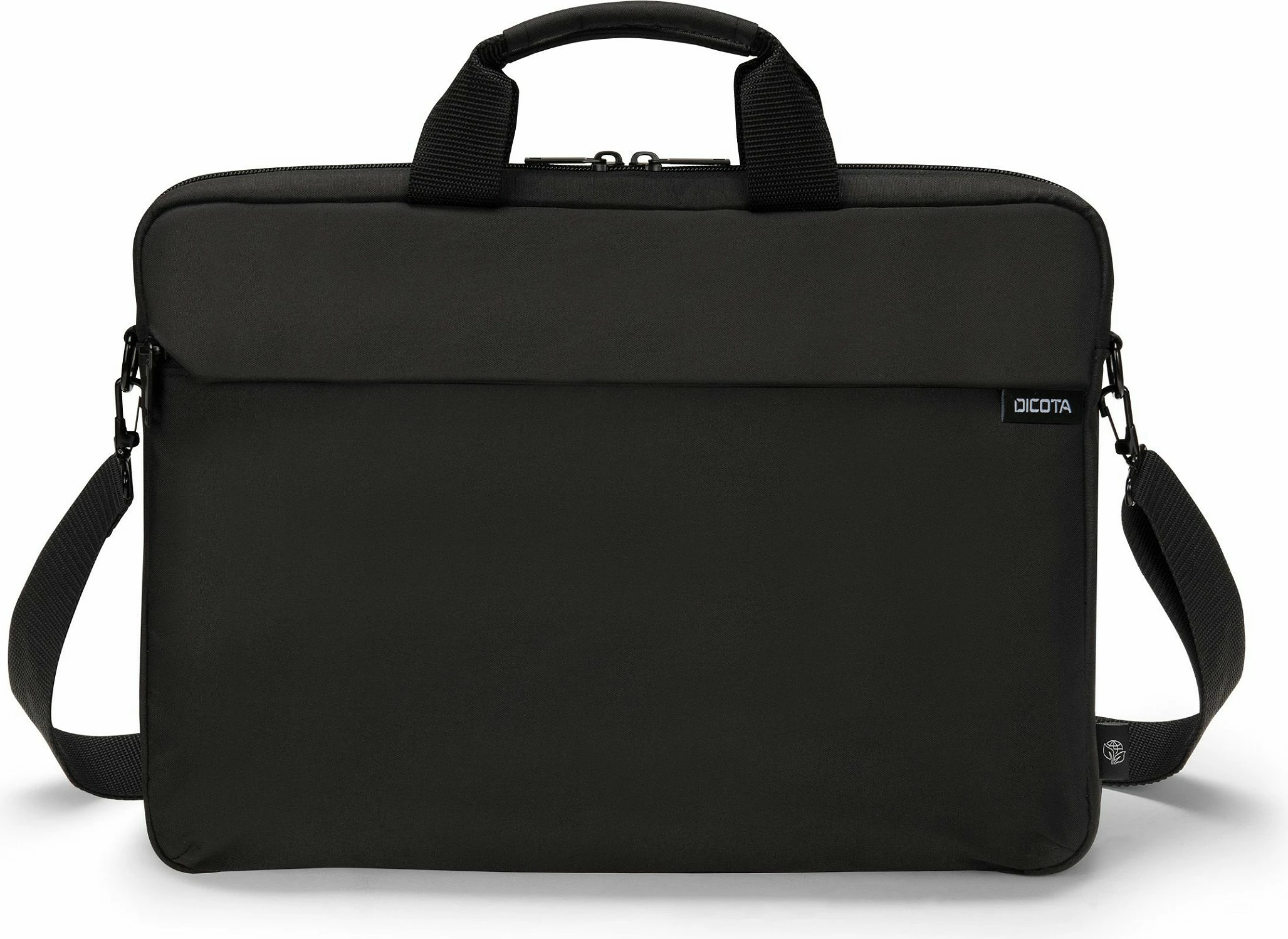 Kasë DICOTA D32092-RPET për laptop 16 inç, material i ricikluar, e zezë