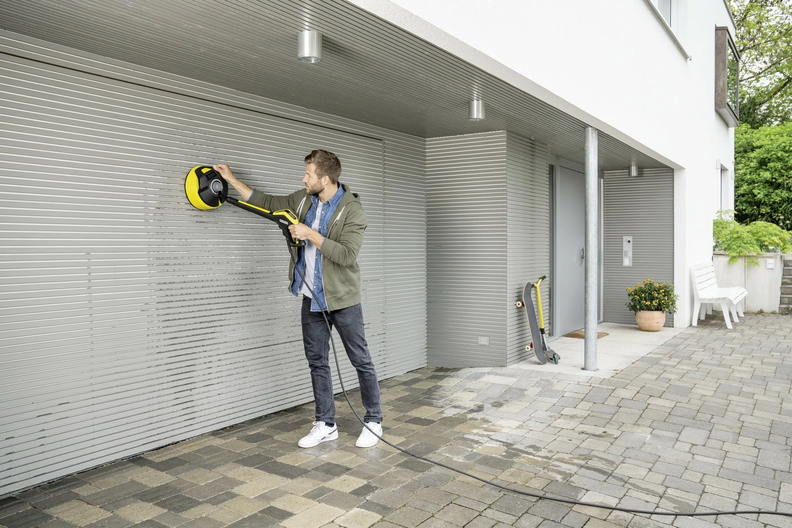 Furçë pastrimi për sipërfaqe të sheshta Karcher T-Racer T 5, 2.644-084.0, e verdhë/zezë