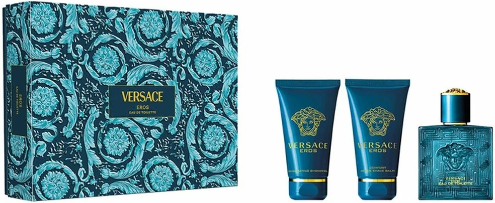 Set Eau de Toilette për meshkuj Versace Eros, 50ml x3