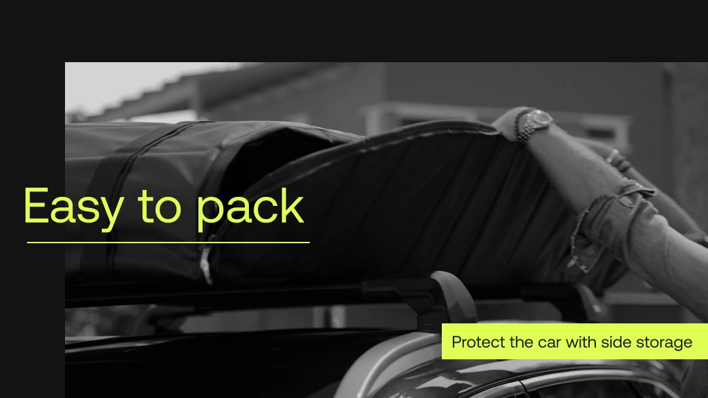 Kuti bagazhi për tavan makine Werollit Foldable Roof Box 520L, 520 L, e palosshme, ngarkesë max 75 kg, e zezë, me set montimi