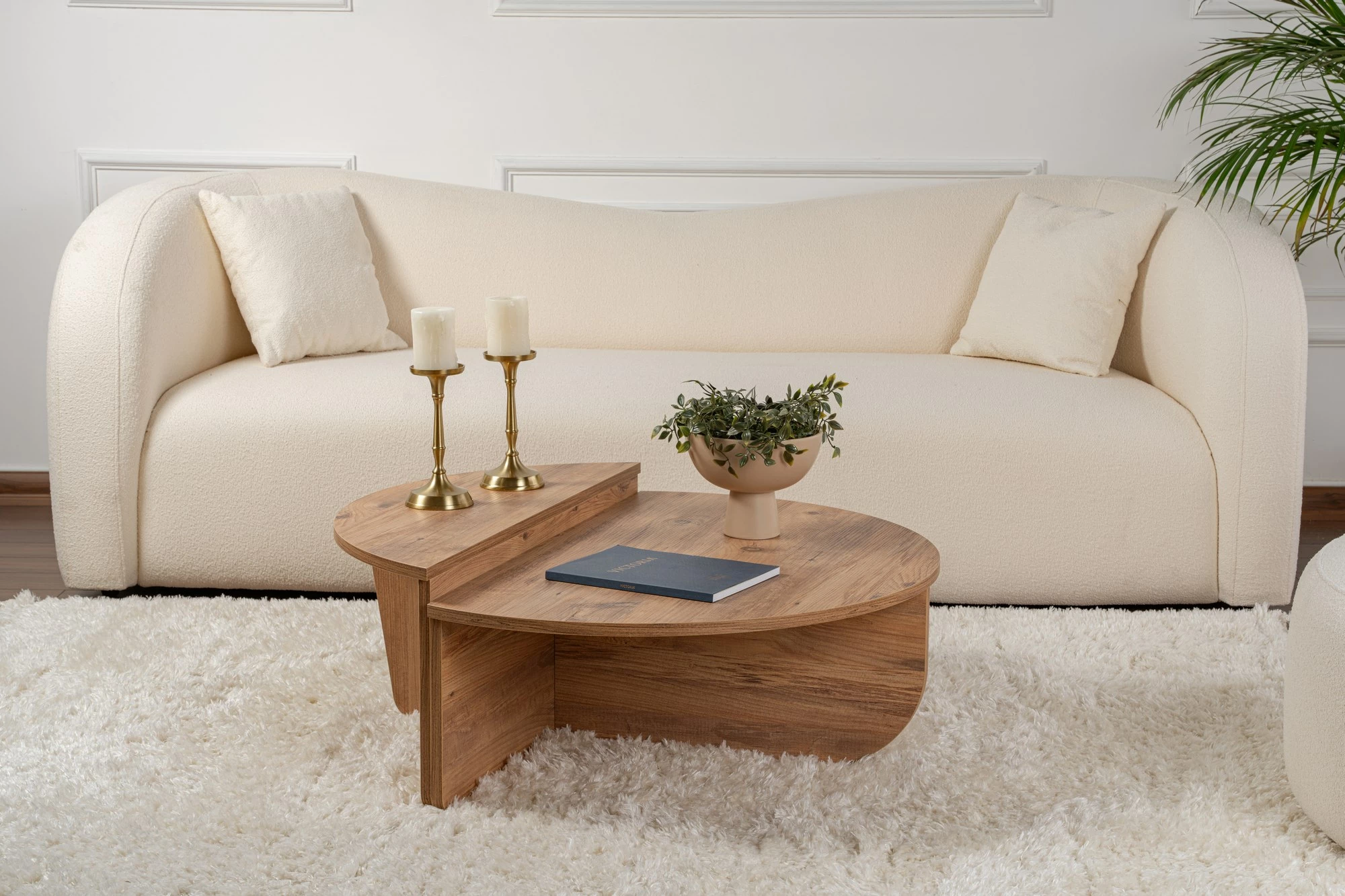 Tavolinë kafeje Nordure, Orion, ngjyrë pishë Atlantic