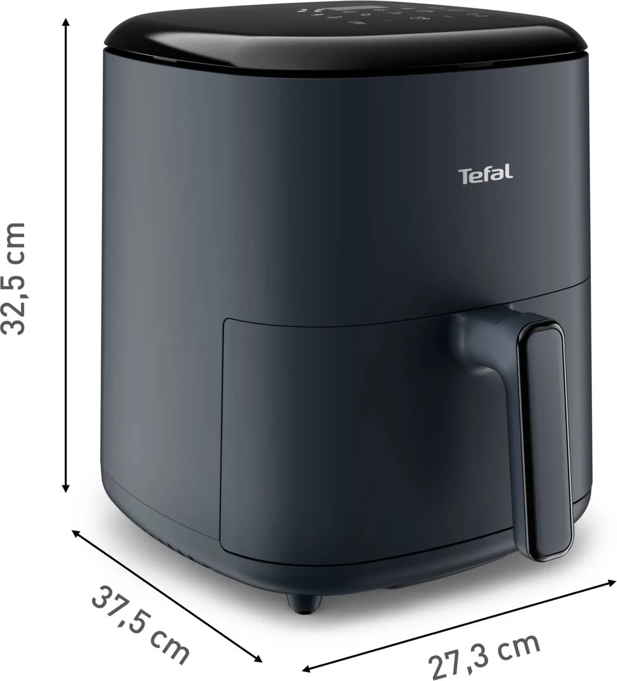 Fritëz me ajër, Tefal, Easy Fry Max EY245B10, 5 L, 1500W, 10 programe, Java Pepper