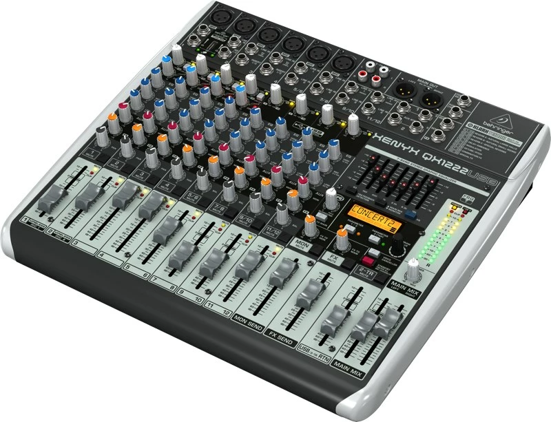Mikser audio Behringer QX1222USB, 16 kanale