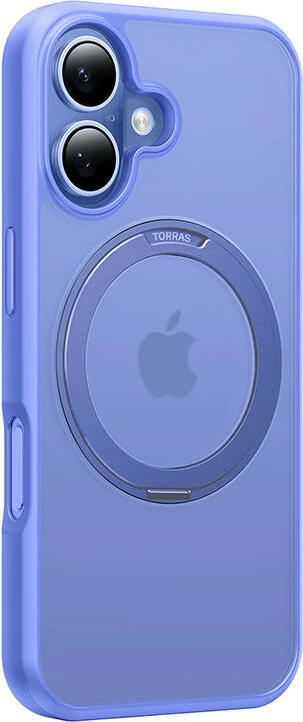Mbështjellës Torras Ostand Pro për iPhone 16, Blu