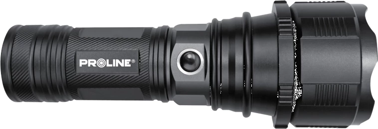 Llambë dore LED PROLINE 51037 2700lm, USB e rikarikueshme, 3x CREE U2, alumin, e zezë, set me bateri/karikues/kabllo USB