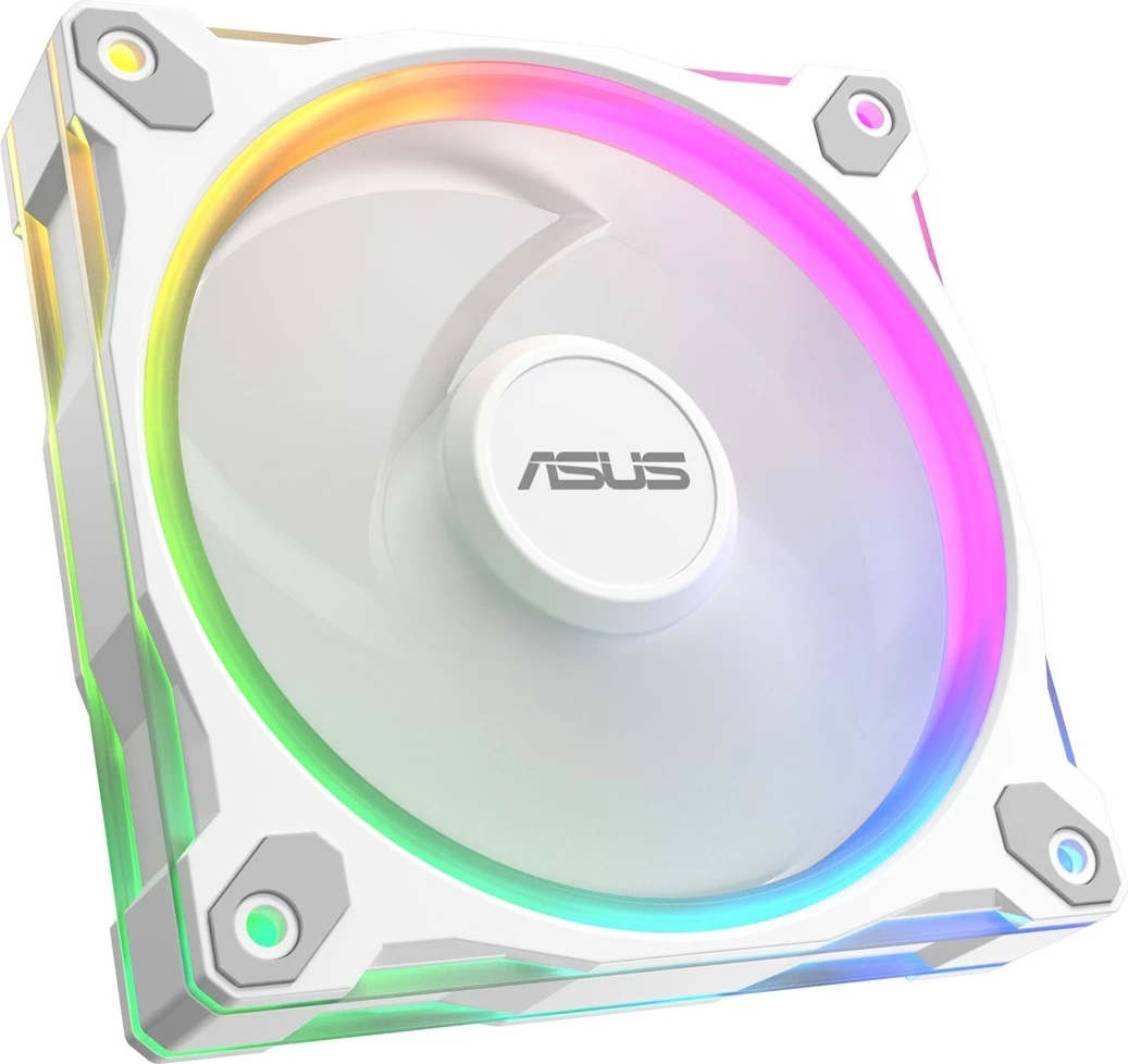 Ventilator kase ASUS Prime MR120 Fan ARGB Reverse, 12 cm, i bardhë
