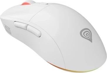 Maus wireless Genesis Zircon XIII Custom RGB, 26000 dpi, 7 butona, e bardhë
