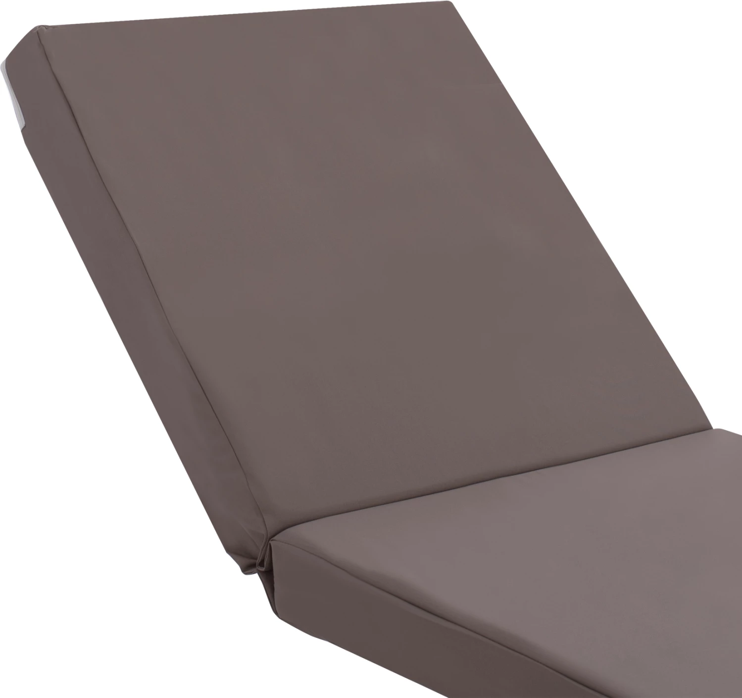 Jastëk për shezlong, poliester, gri, Sifnos, FH11235.10P, 198(119+1+78)x70x10cm