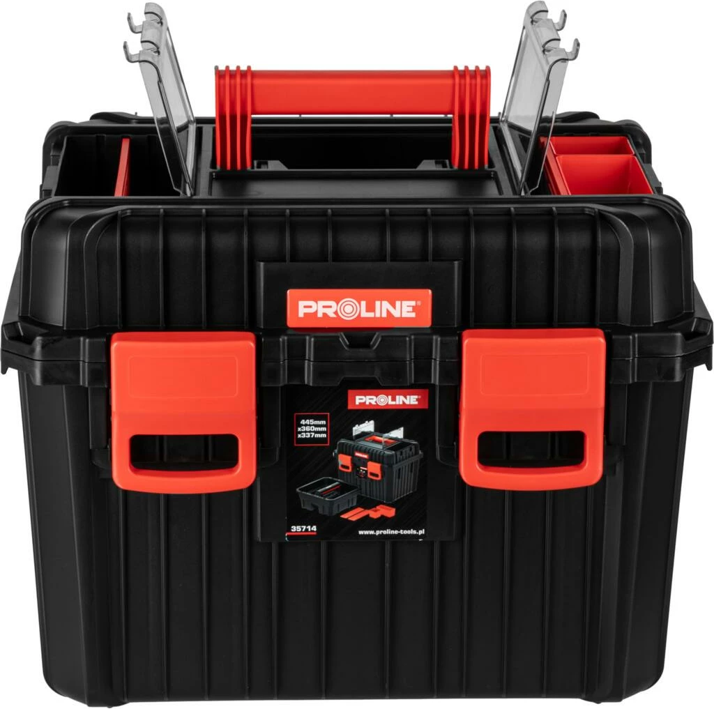 Kuti veglash PROLINE 35714 44.5x36x33.7 cm, e zezë/kuqe