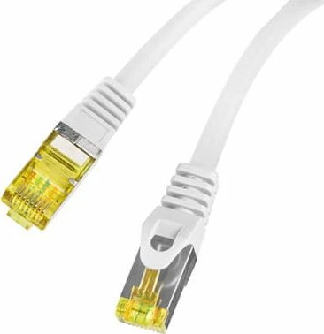 Kabllo rrjeti Lanberg Patchcord Cat 6A S/FTP LSZH CU 0.25m RJ-45, gri