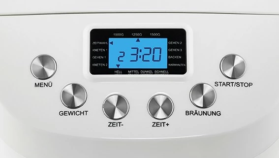 Makine buke UNOLD Backmeister Big, 1.5 kg, dritare shikimi, timer, kontroll variabel i ngjyrës së koreve, funksion mbajtje ngrohtë, 850 W