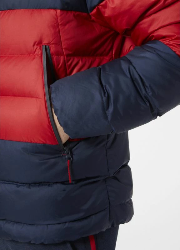 Jakne për meshkuj Helly Hansen, të kuqe dhe blu të errët