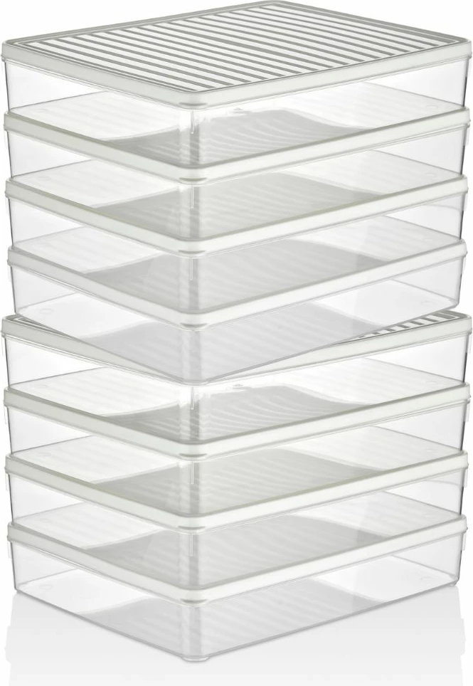 Set kuti për organizim (8 copë), Hermia, VITABOX 8'LI, e bardhë, 2.8L