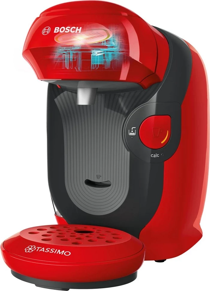 Aparat kafeje Bosch Tassimo Style TAS1103, kapsulë, i kuq