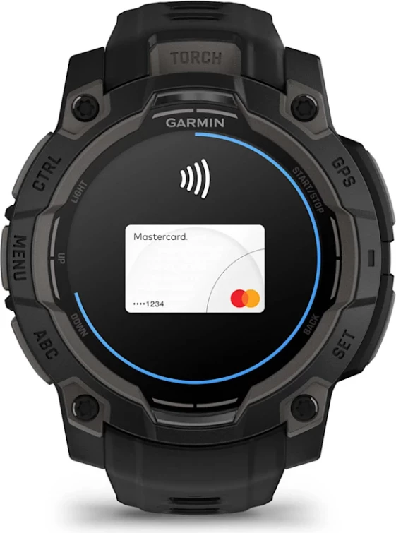Smartwatch Garmin Instinct® 3 AMOLED, Black, 45 mm