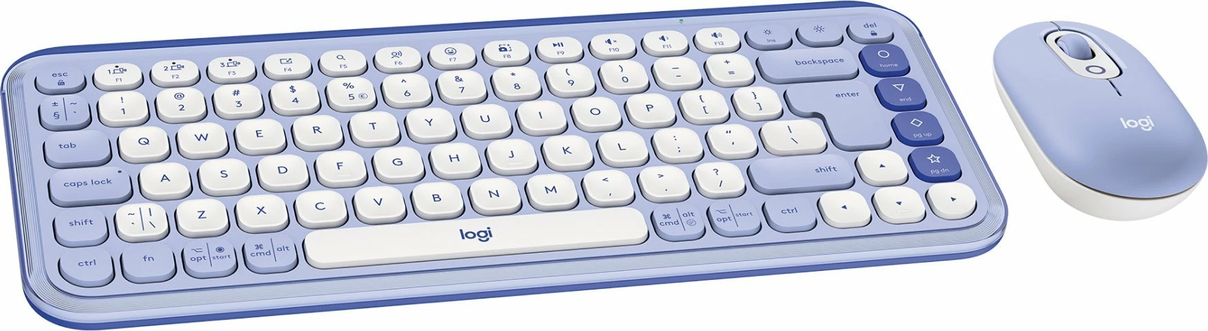 Set tastierë + Maus Logitech POP Icon Combo 920-013078, Bluetooth, US INTL, pa numpad, vjollcë