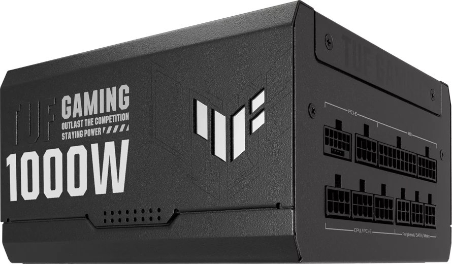 Furnizues rryme ASUS TUF Gaming 1000W 80 Plus Gold, ATX 3.0, plotësisht modular, 12VHPWR, i zi