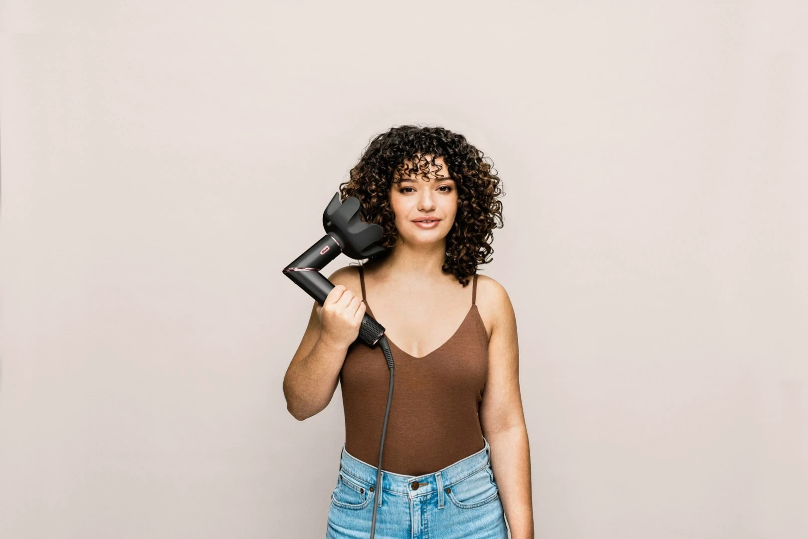 Stiluese per floke Multistyler Shark FlexStyle 5-in-1, Warm Black, Pink