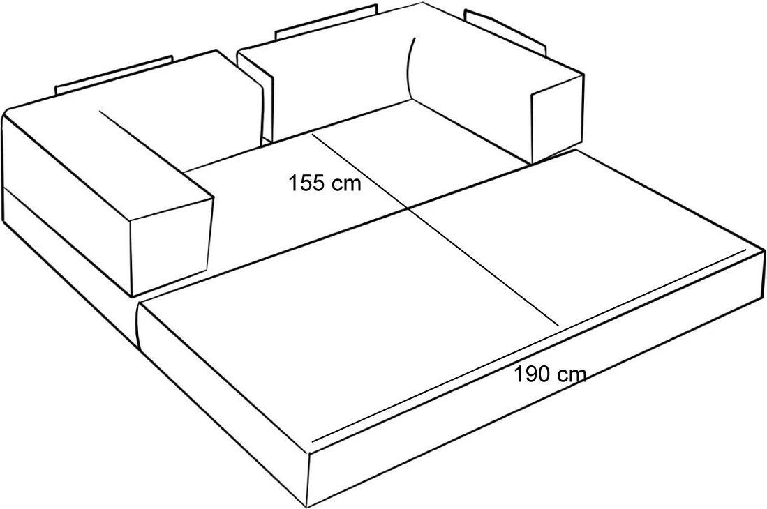 Këndare Comfort Mini, Atelier del Sofa, ngjyrë gri