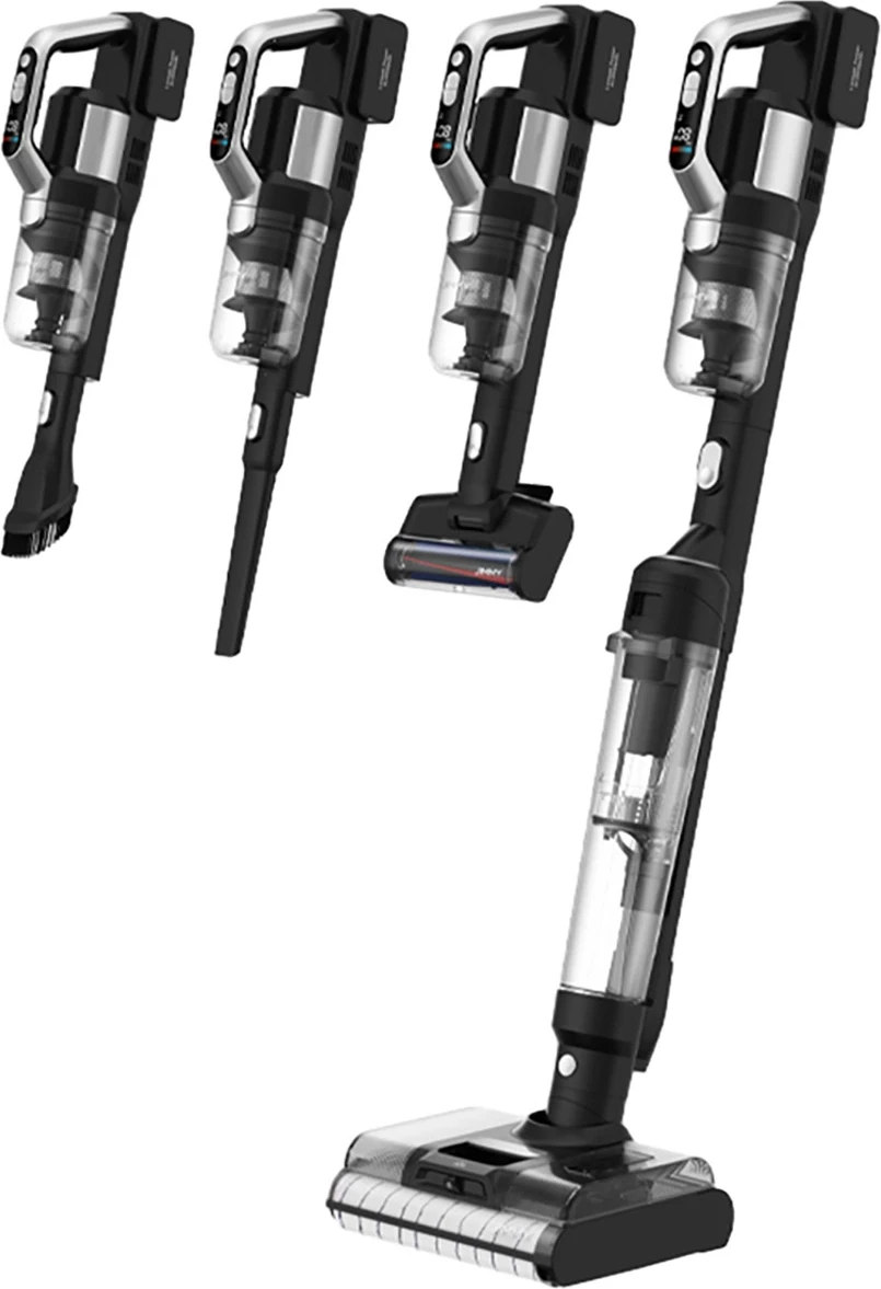 Pastrues me vakum dhe lavatriçe JIMMY PW11 Pro, pa kabllo, 460W, 4600mAh, argjend/zi