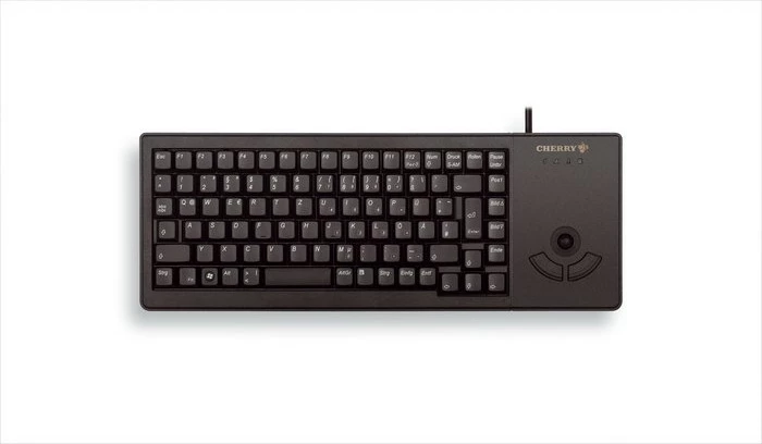 Tastierë Cherry XS Trackball, Full-size, USB, QWERTY, e zezë