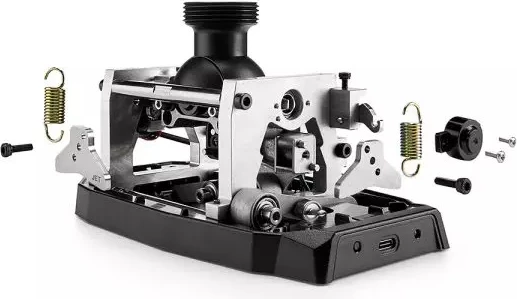 Bazë për joystick Thrustmaster AVA Base, modulare metalike, AXY, kompatibile PC, e zezë/argjendtë
