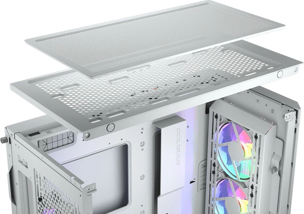 Kasë Cougar Duoface Pro ARGB, Midi Tower, e bardhë