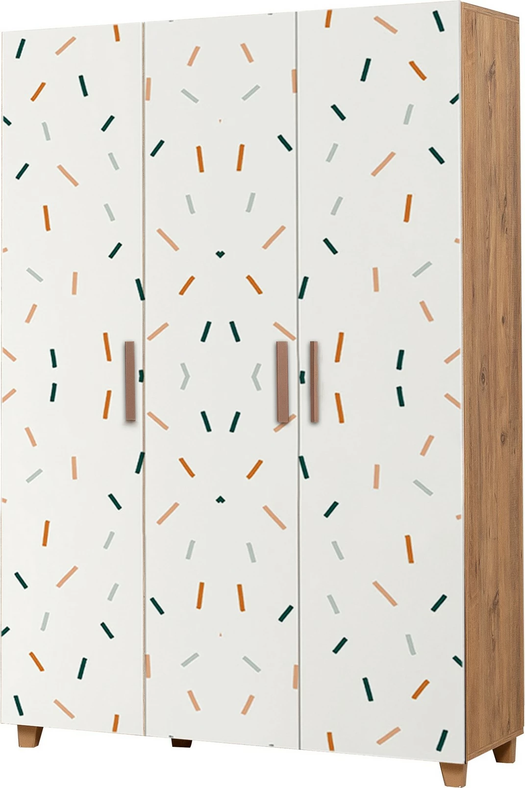 Dollap Hanah Home, Leva Hedera Line, ngjyrë Atlantic Pine dhe e bardhë