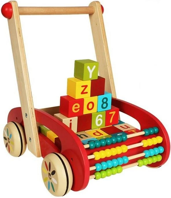 Lodër ecëse IBOX W16E046, Druri, për fëmijë, Shumëngjyrëshe