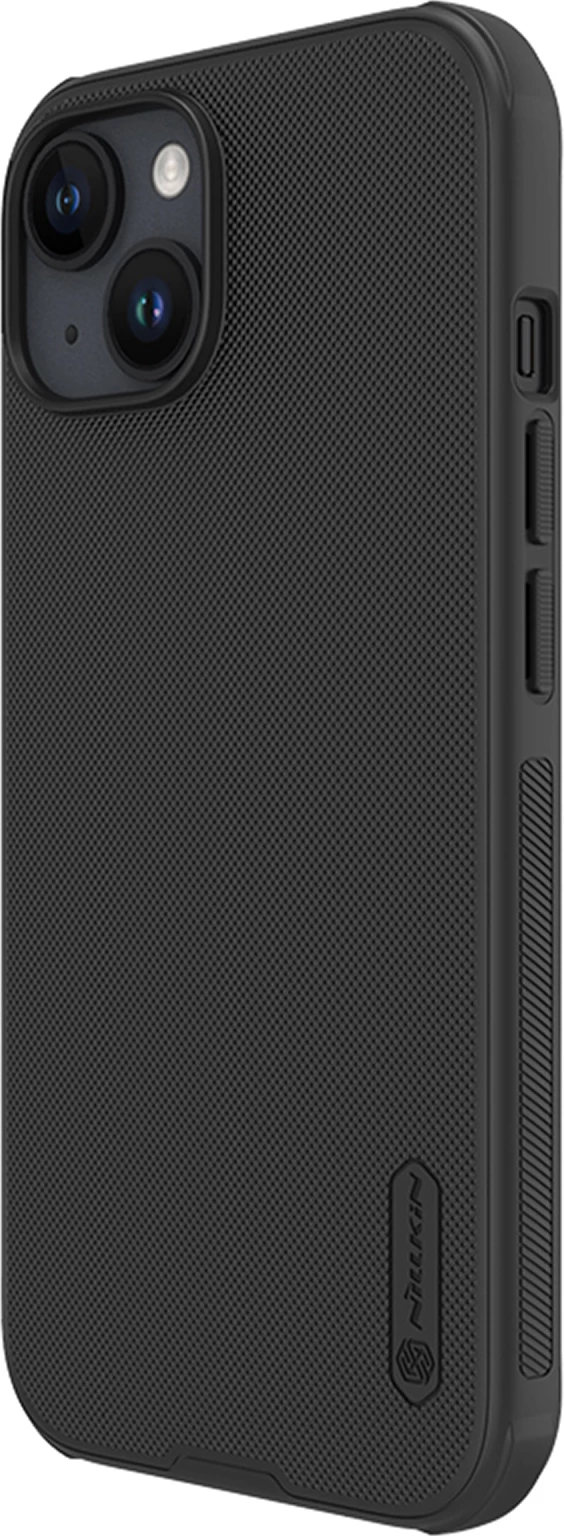 Mbështjellës Nillkin Super Frosted Shield Pro për iPhone 15 Plus, i zi