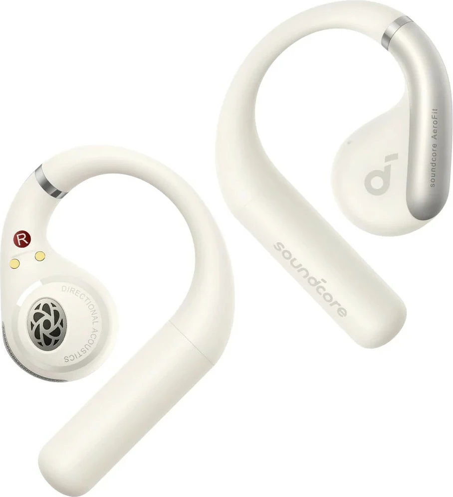 Kufje Anker Soundcore AeroFit Bluetooth, open-ear, IPX7, të bardha