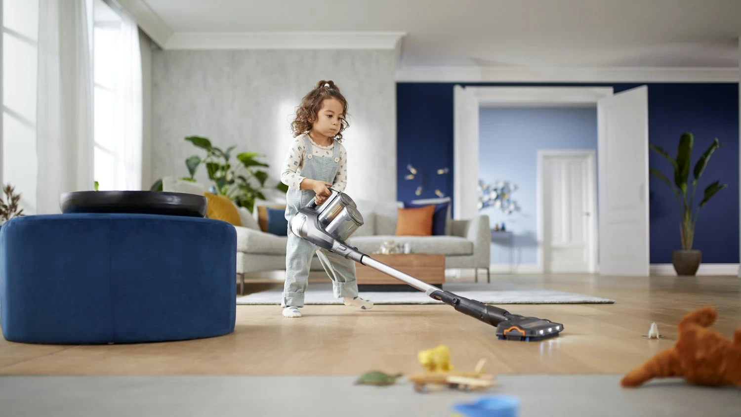 Fshesë pa kabëll Philips 8000 Series Aqua Plus XC8349/01, e zezë