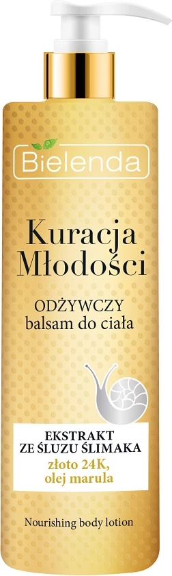 Balsam trupi për femra Bielenda Youthful Nourishing Body Balm me ekstrakt të mukusit të kërmillit, 400ml