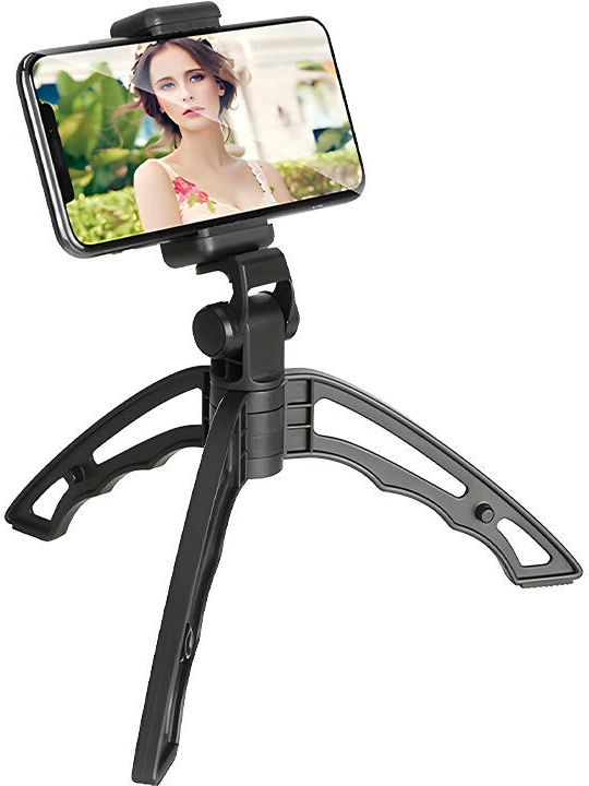 Tripod fleksibil APEXEL APL-JJ04 për celular, i zi