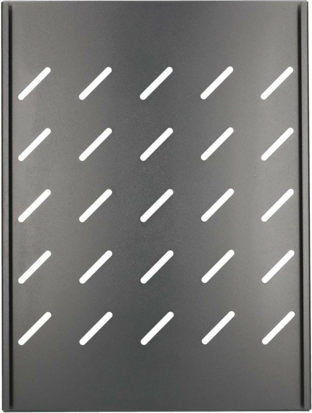 Raft kabineti Extralink EX.19096, 1U, 350mm, për kabinete 19 inç, zi