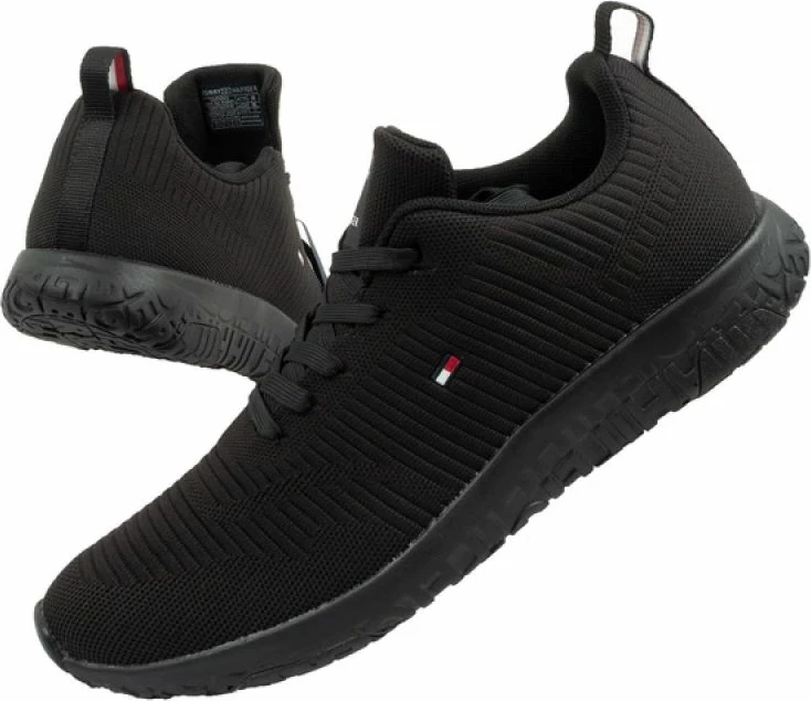 Këpucë për meshkuj Tommy Hilfiger, të zeza