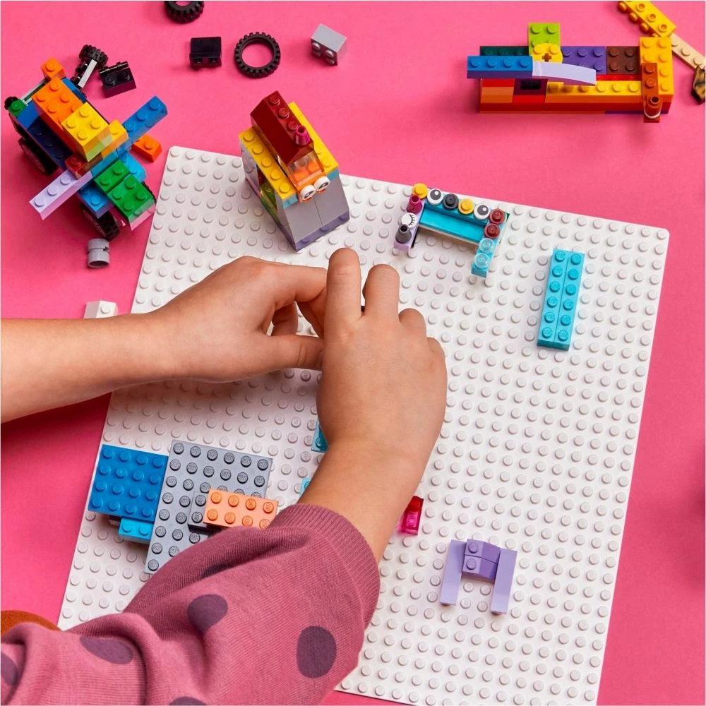 Pllakë ndërtimi LEGO Classic 11026, 32x32 (25x25 cm), 1 copë, e bardhë
