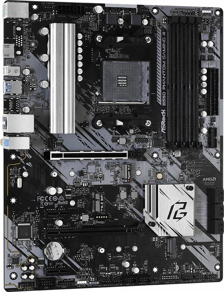 Pllakë amë ASRock B550 Phantom Gaming 4, ATX, deri 128GB DDR4, 2x M.2, 4x SATA3
