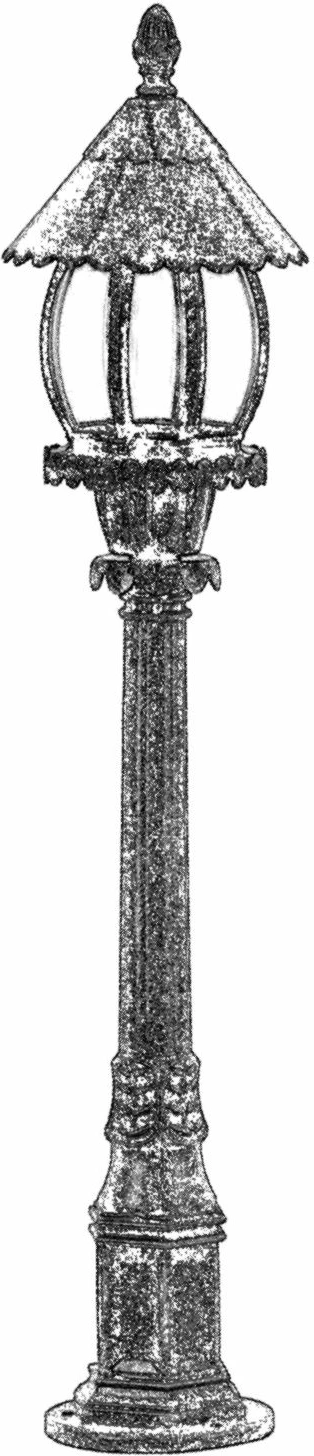 Llambë dyshemeje për jashtë, Opviq, ngjyrë kafe, BSU-68184-BKR-B