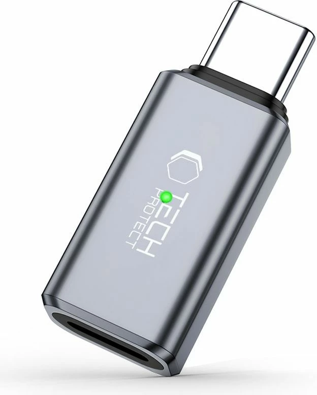 Adapter Tech-Protect UltraBoost Type-C në Lightning, Gri