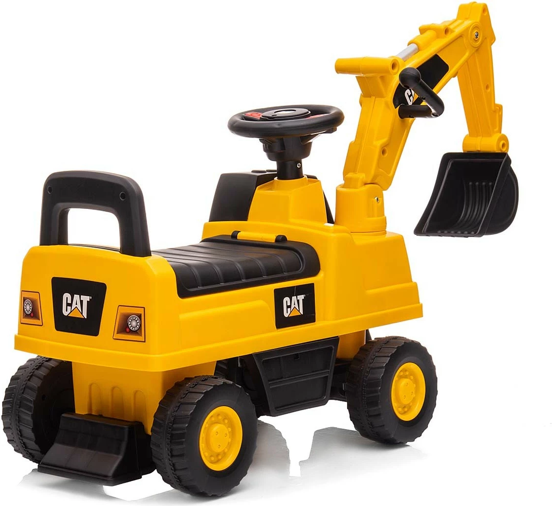 Ekskavator ride-on Milly Mally CAT 5298, plastikë, për djem, verdhë/zezë