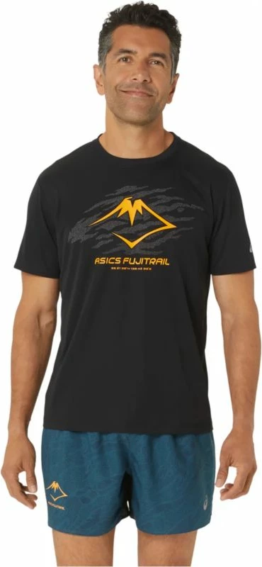 Maicë për meshkuj Asics, e zezë