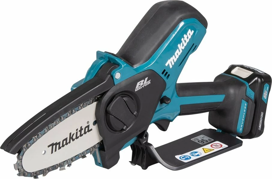 Sharrë zinxhir me bateri Makita UC100DWA01 12 V 10 cm 2 Ah blu/zezë set me 1 bateri + karikues