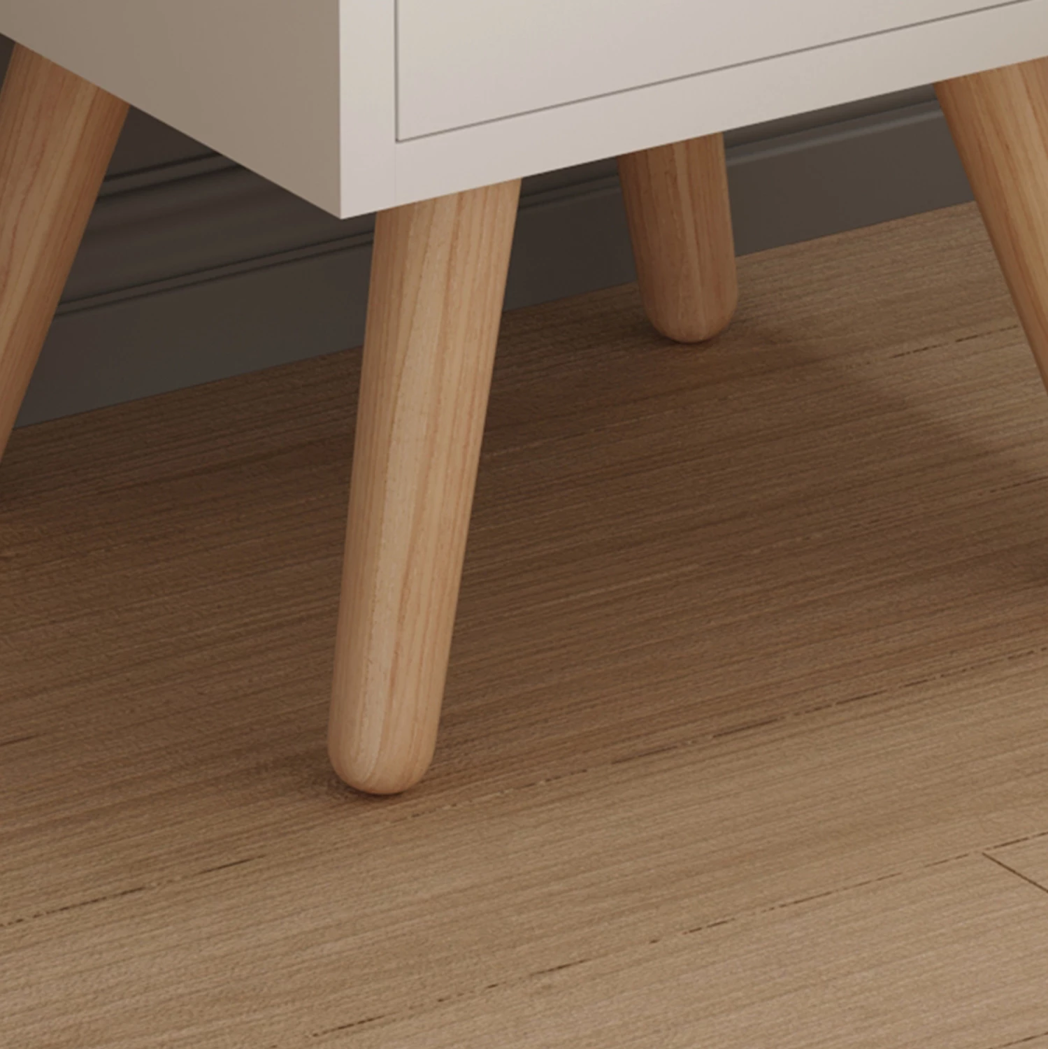 Komodinë DINKL FH2472.03 ,29,7x29,7x45H cm, e bardhë