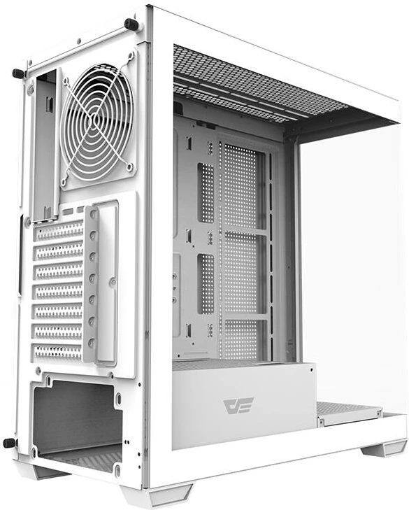 Kasë Darkflash DS900, Middle Tower, ATX/M-ATX/ITX, xham i temperuar, e bardhë