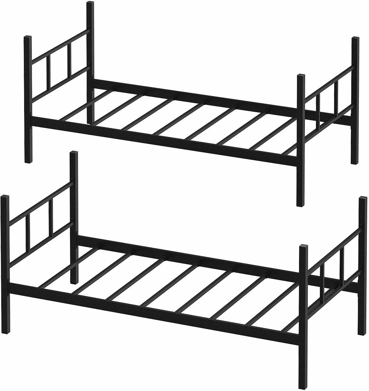 Krevat marinari për fëmijë, metalik, ngjyrë e zezë, Skye Decor Defne, 90x190