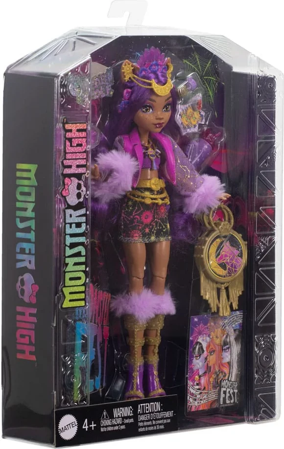 Kukull Clawdeen Wolf Monster High Monster Fest, 25 cm